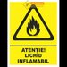 Indicator pentru lichid inflamabil